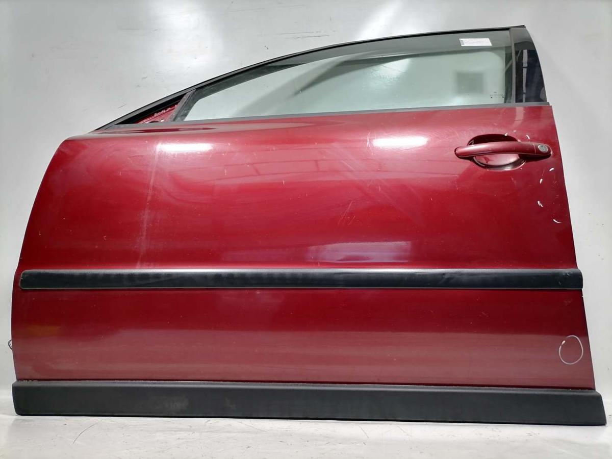 VW Passat 3B original T&uuml;r vorn links LB3Y Coloradorot Rohbau Bj.1997